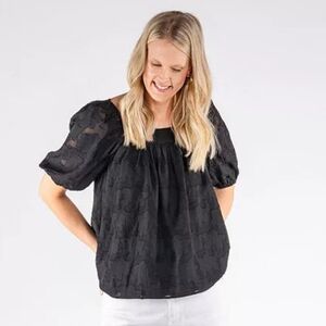 Amelli Talli Women's Black Blouse Size Large